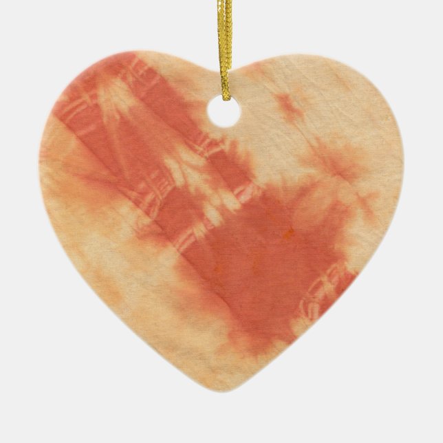 Ornamento De Cerâmica Tye Dye Composition #10 de Michael Moffa (Frente)