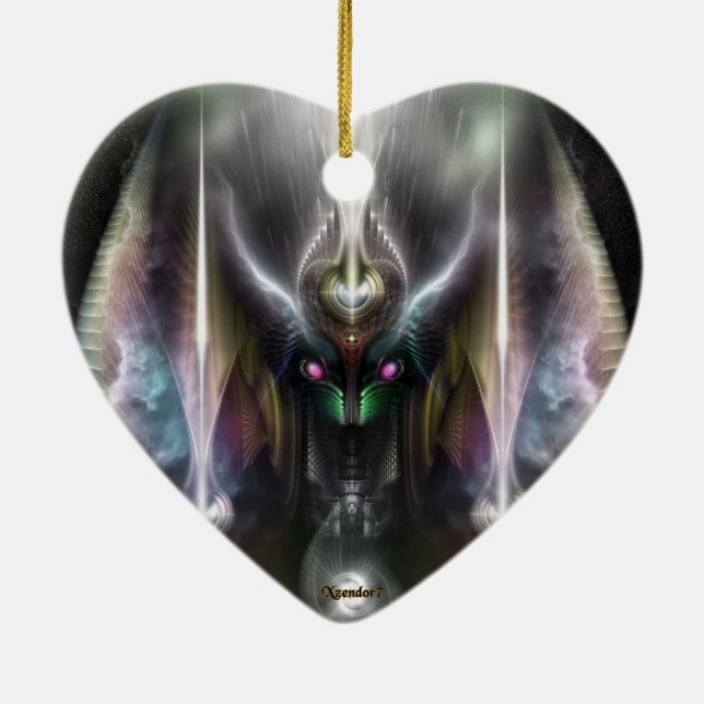 Ornamento De Cerâmica Tyrinan O Horikin Deus Da Guerra (Verso)