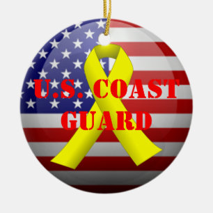 Ornamento De Cerâmica U.S. Guarda costeira