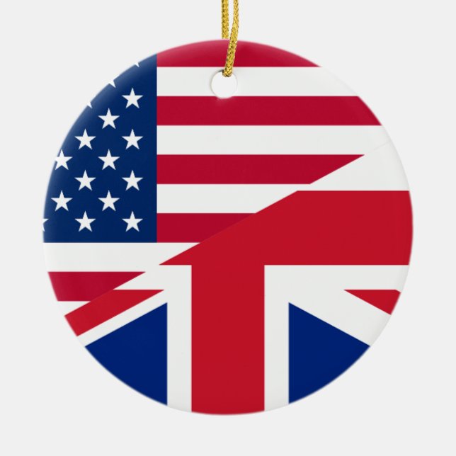 Ornamento De Cerâmica uk (Frente)