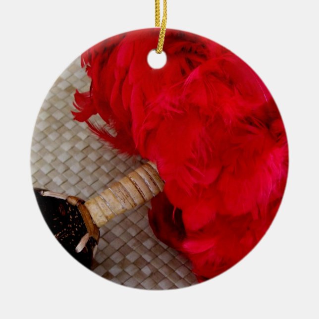 Ornamento De Cerâmica Uli havaiano Uli (Frente)