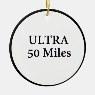 Ornamento De Cerâmica ultra 50 milhas de círculo