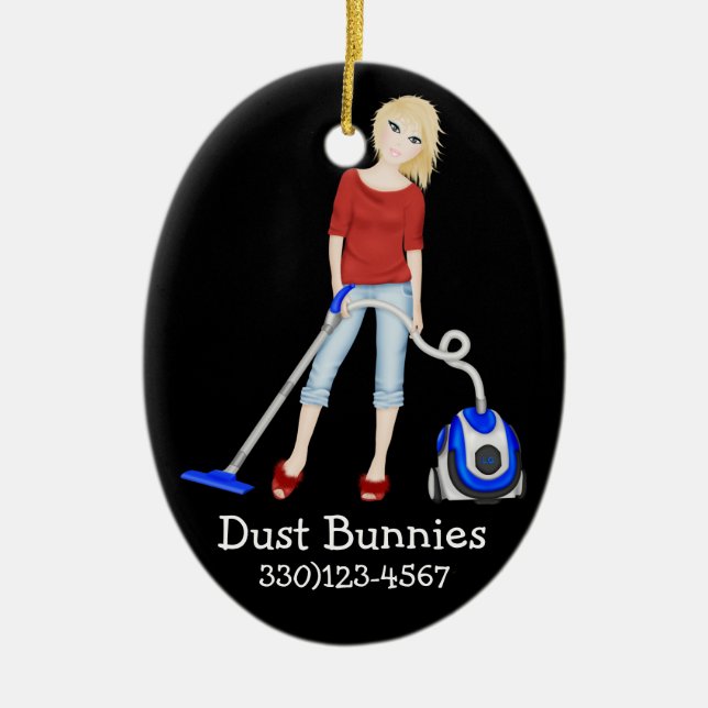 Ornamento De Cerâmica Um Bom Tema CLEAN (Frente)