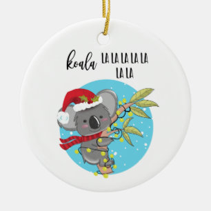 Ornamento De Cerâmica um cartão de Natal engraçado para a Austrália