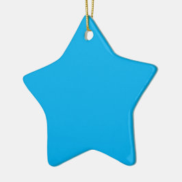 Ornamento De Cerâmica Um fundo azul brilhante sólido sem qualquer padrão