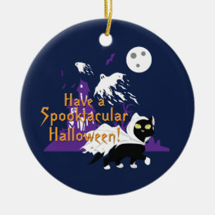 Ornamento De Cerâmica Um Halloween Spooktacular