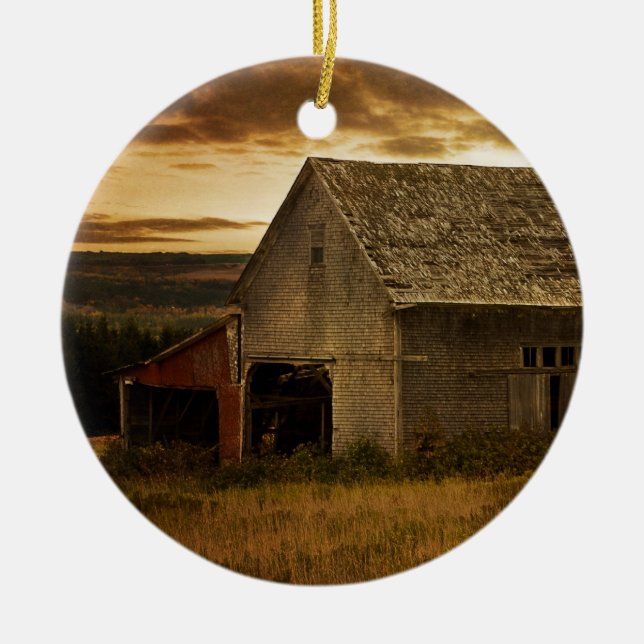 Ornamento De Cerâmica Um mais dia (Frente)