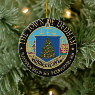 Ornamento De Cerâmica Um Natal Muito Dedham