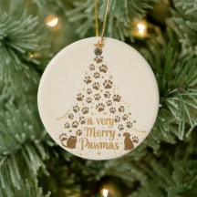 Um Natal Pawmas Muito Alegre Gato e Cachorro