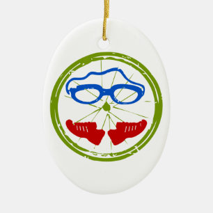 Ornamento De Cerâmica Um presente Triathlon excelente para seu amigo ou