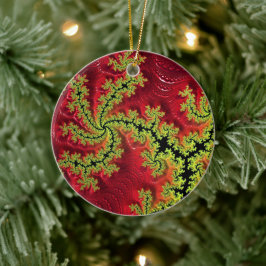 Ornamento De Cerâmica Um Rio Passa Por Sua Decoração Cerâmica