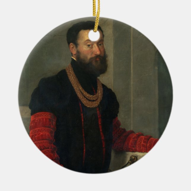 Ornamento De Cerâmica Um soldado (Frente)