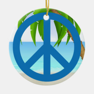 Ornamento De Cerâmica Um tema pacífico - Sinal de paz