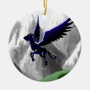 Ornamento De Cerâmica Um vôo de Pegasus