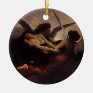 Ornamento De Cerâmica Uma alma trazida para o céu por Bouguereau