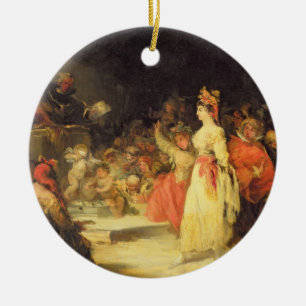 Ornamento De Cerâmica Uma atriz antes da inquisição (veja igualmente