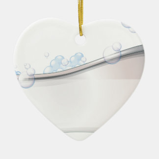 Ornamento De Cerâmica Uma banheira