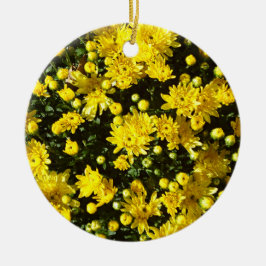 Ornamento De Cerâmica Uma multidão de Mães amarelas