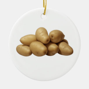 Ornamento De Cerâmica Uma pilha de batatas