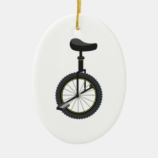 Ornamento De Cerâmica Unicycle