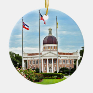 Ornamento De Cerâmica Universidade de Mississippi do sul