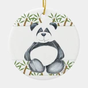 Ornamento De Cerâmica Urso de panda original