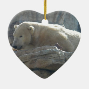 Ornamento De Cerâmica Urso Polar