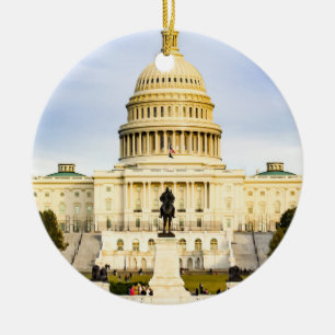 Ornamento De Cerâmica US Capitólio Building