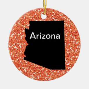 Ornamento De Cerâmica USA States Arizona - SRF