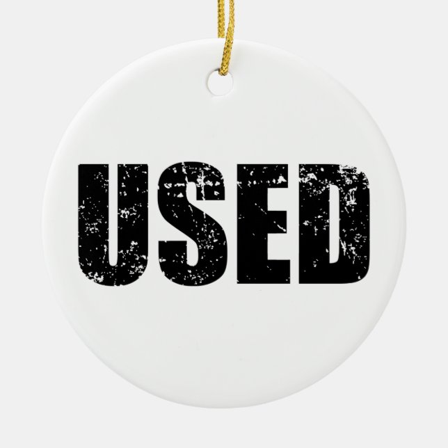 ORNAMENTO DE CERÂMICA USADO (Frente)