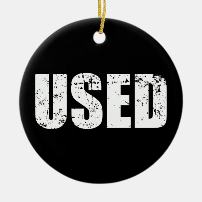 ORNAMENTO DE CERÂMICA USADO (Frente)