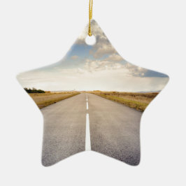 Ornamento De Cerâmica Vá Em Frente