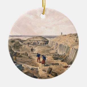 Ornamento De Cerâmica Vala do bastião du Esteira, placa 'de Seat