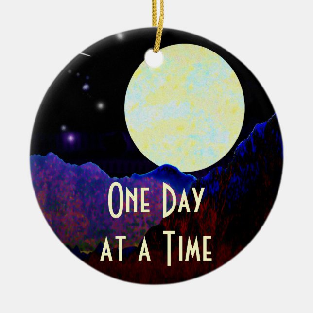 Ornamento De Cerâmica Vale da lua ODAT (Frente)