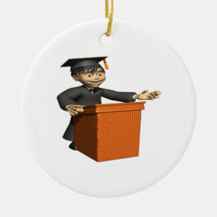 Ornamento De Cerâmica Valedictorian