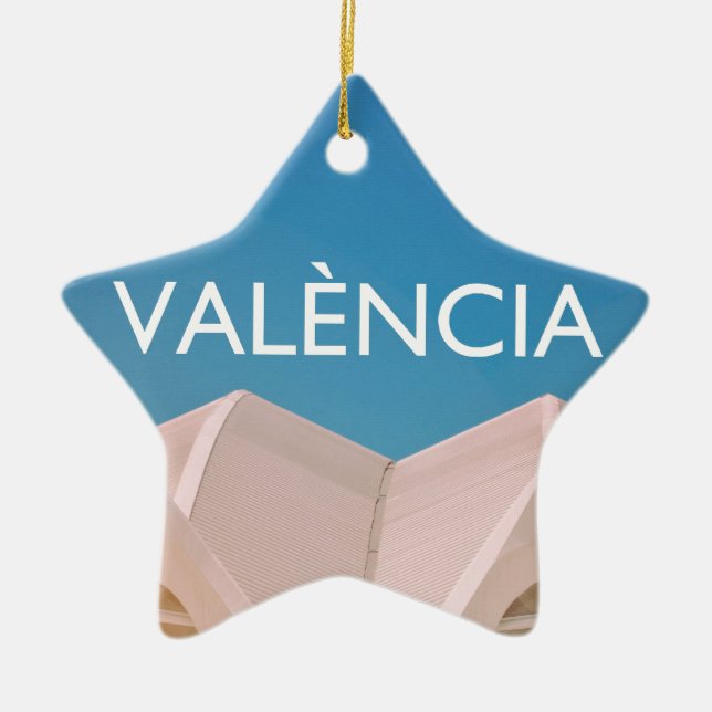Ornamento De Cerâmica Valência (Frente)