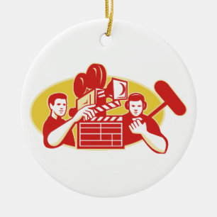 Ornamento De Cerâmica Válvula Soundman da câmera de filme do realizado