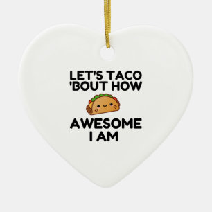 Ornamento De Cerâmica Vamos Taco