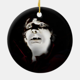 Ornamento De Cerâmica Vampiro