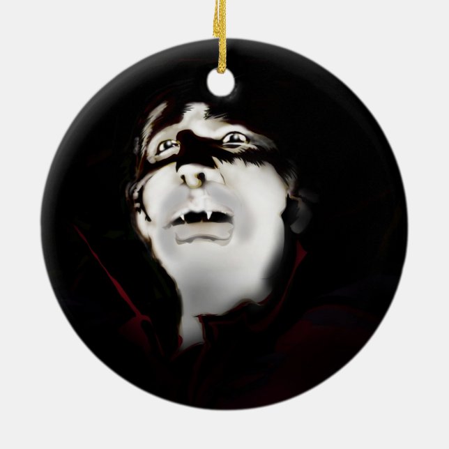 Ornamento De Cerâmica Vampiro (Traseira)