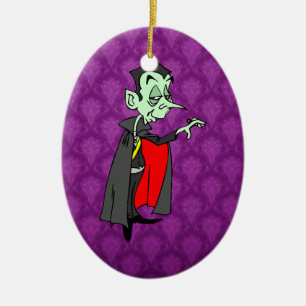 Ornamento De Cerâmica Vampiro