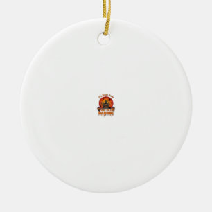Ornamento De Cerâmica Vassoura De Barbeiro Quebrou Abóbora De Halloween