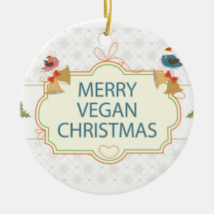 Ornamento De Cerâmica Vegan Natal