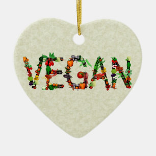 Ornamento De Cerâmica Vegetais do Vegan