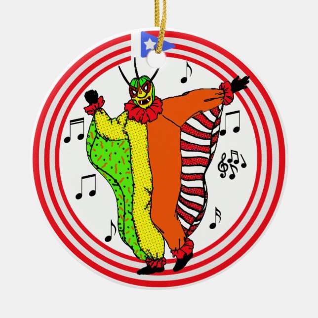 Ornamento De Cerâmica vejigante (Frente)