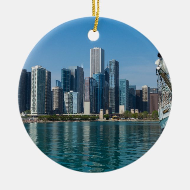 Ornamento De Cerâmica Vela (Frente)