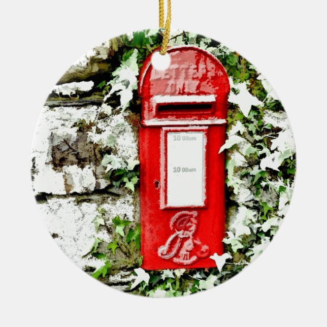 ORNAMENTO DE CERÂMICA VELHA INGLATERRA (Frente)