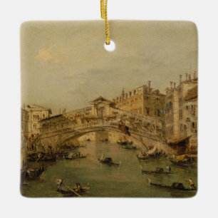 Ornamento De Cerâmica Veneza o Rialto