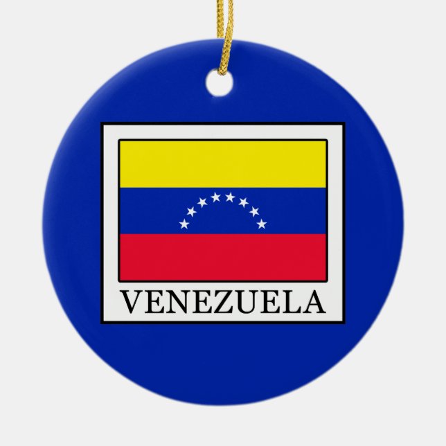 Ornamento De Cerâmica Venezuela (Frente)