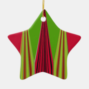 ORNAMENTO DE CERÂMICA VERDE OURO VERDE